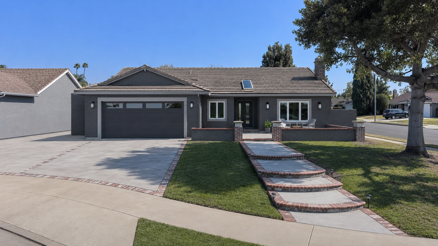 Exterior home transformation